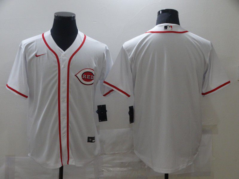 Men Cincinnati Reds Blank White Game 2021 Nike MLB Jersey->new york mets->MLB Jersey
